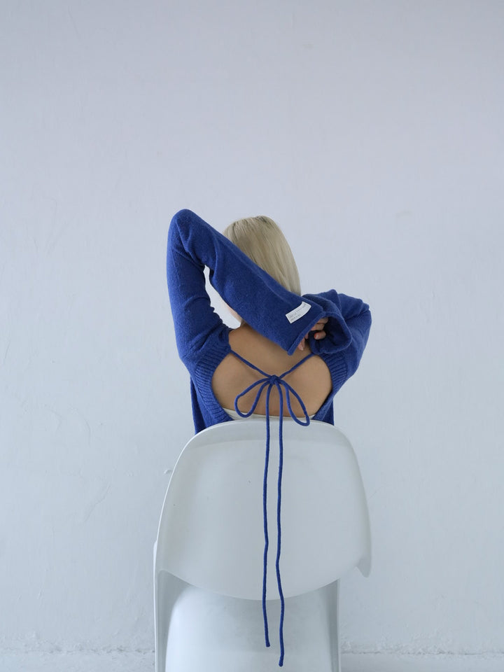 【 10月中旬発送予定 】tie ribbon knit