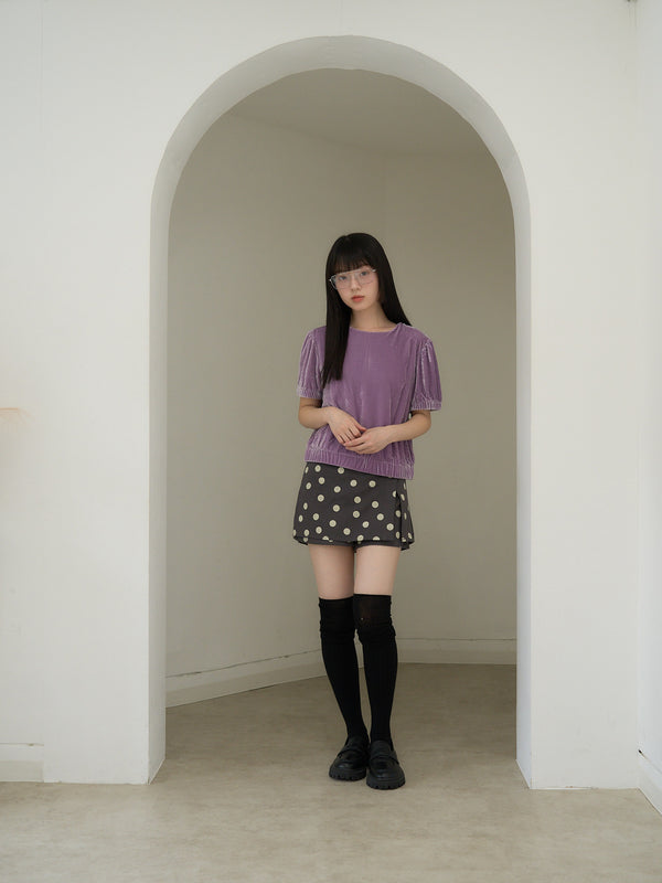 dot print culotte