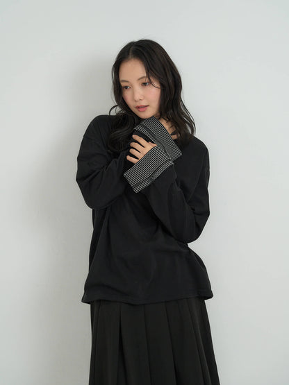 border henley long sleeve tee