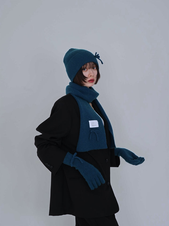 【8月26日発送予定】ribbon knit 3piece set
