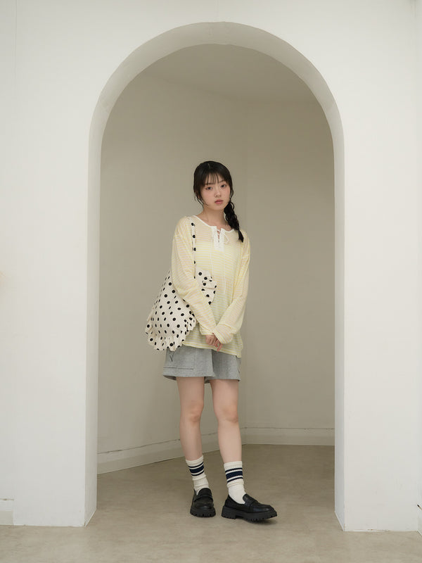 frill tote bag