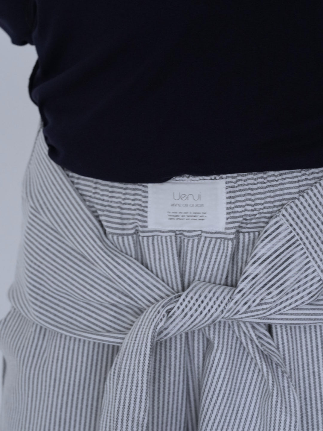 【8月26日発送予定】waist ribbon wide pants