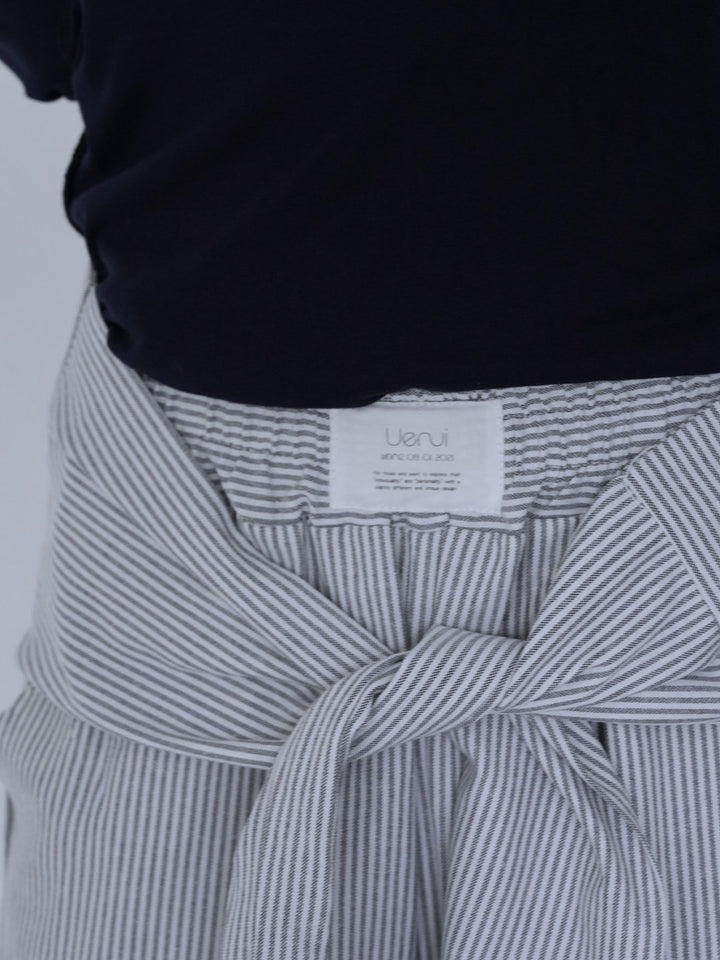 【8月26日発送予定】waist ribbon wide pants