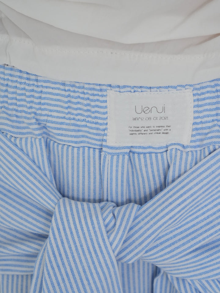 【8月26日発送予定】waist ribbon wide pants