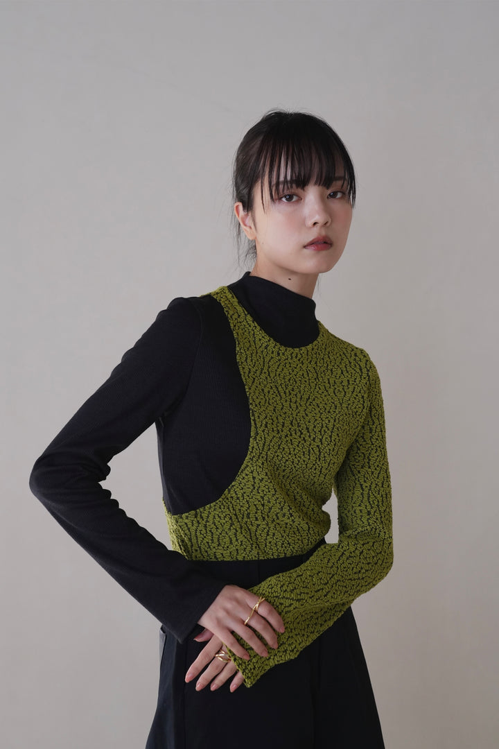【9月10日発送予定】docking knit tops