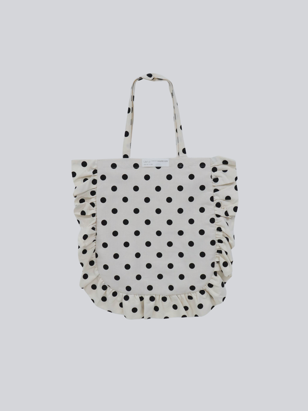 frill tote bag