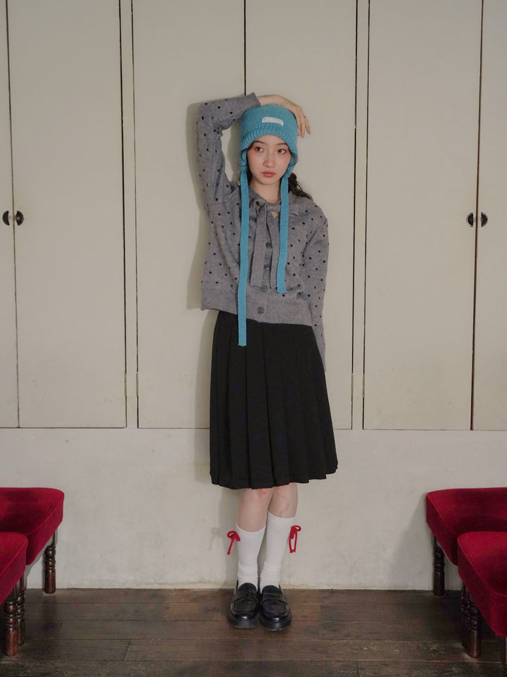 dot ribbon cardigan