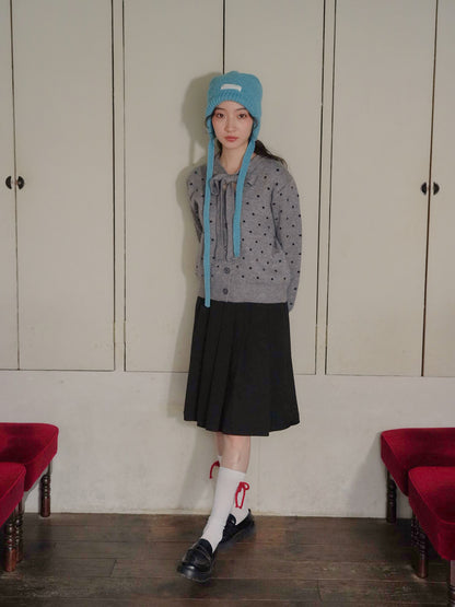 dot ribbon cardigan