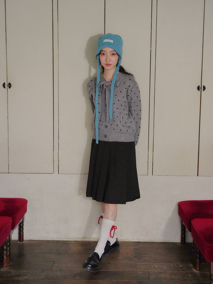 dot ribbon cardigan