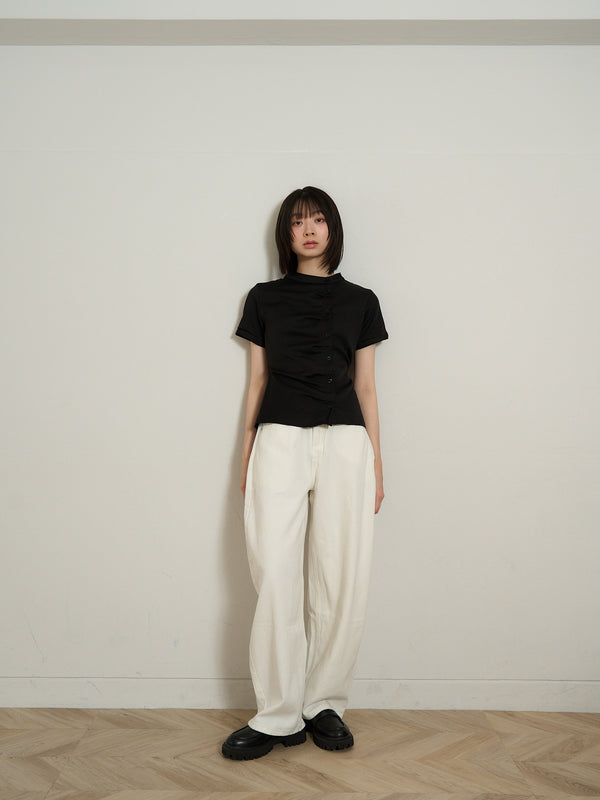 ribbon pocket pants