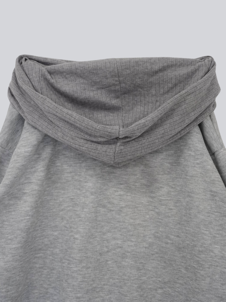 2way off shoulder sweat hoodie