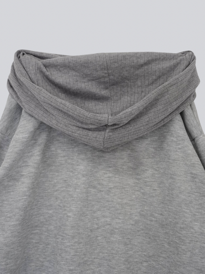2way off shoulder sweat hoodie