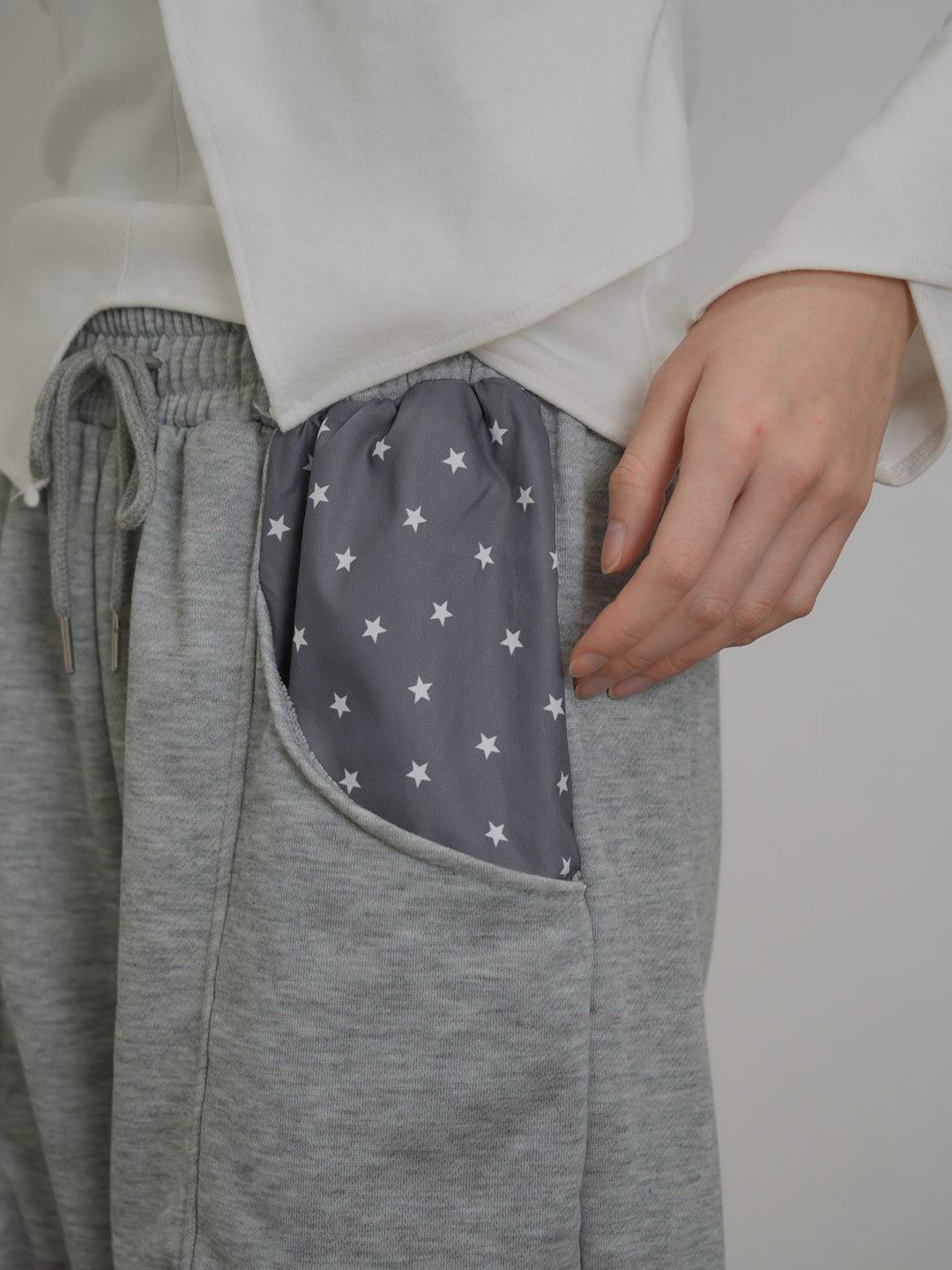 petit star pocket sweat pants