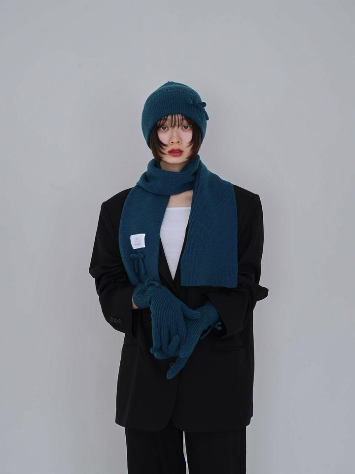 【8月26日発送予定】ribbon knit 3piece set