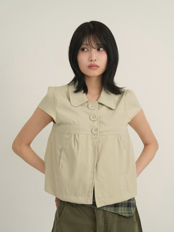 button blouse top