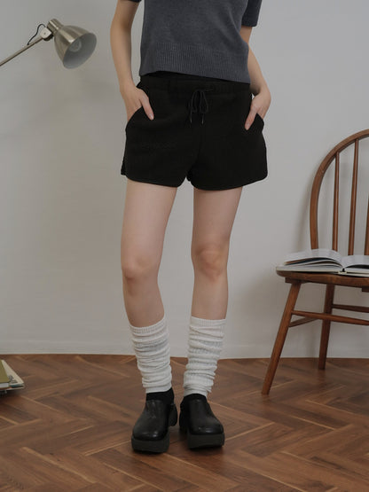 fleece short pants