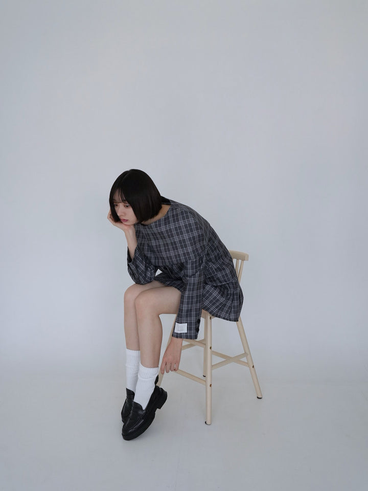【8月26日発送予定】3piece check jacket and skirt