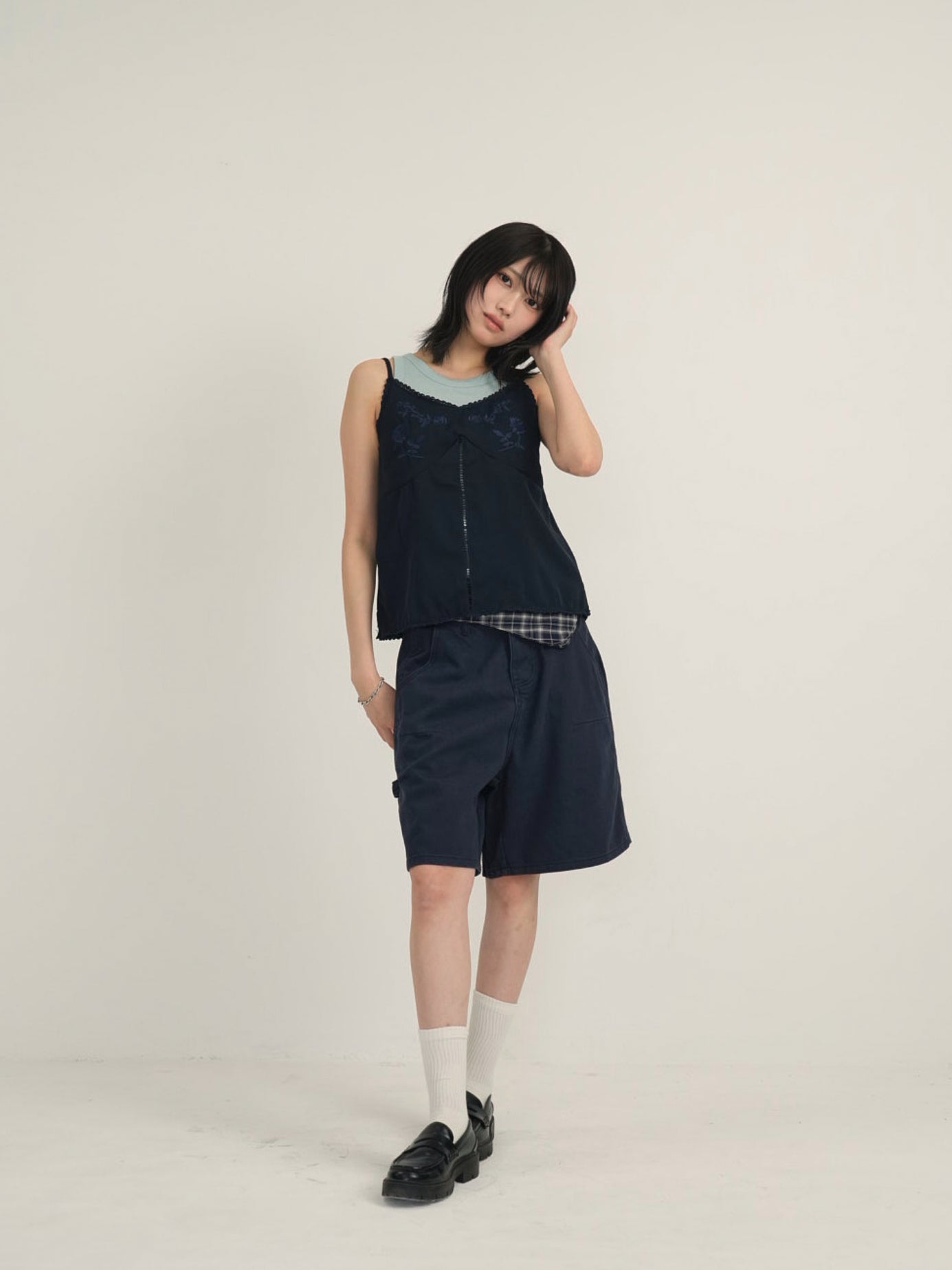 embroidery cami top