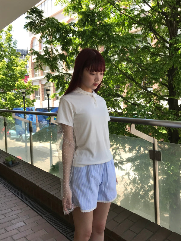 レース ショートパンツ カジュアルガーリー レディース Uenui