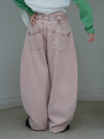wide color pants