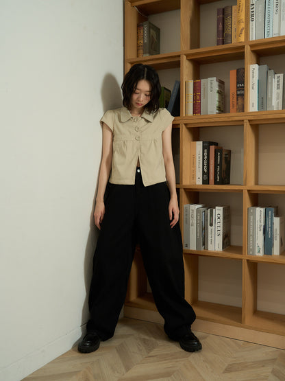 ribbon pocket pants