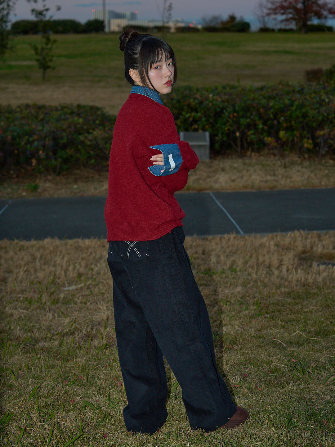 corduroy bootcut pants