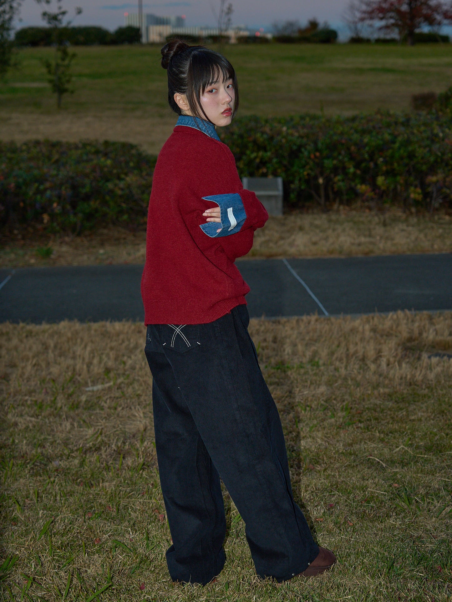 corduroy bootcut pants