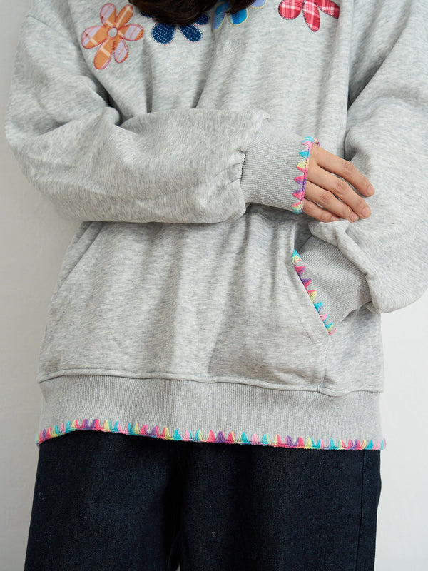 flower patch hoodie