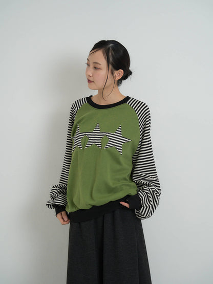 star patch border sweat