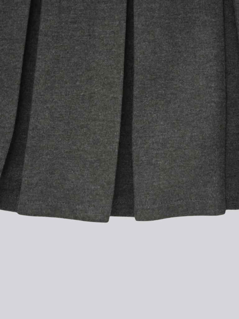 classic midi pleated skirt