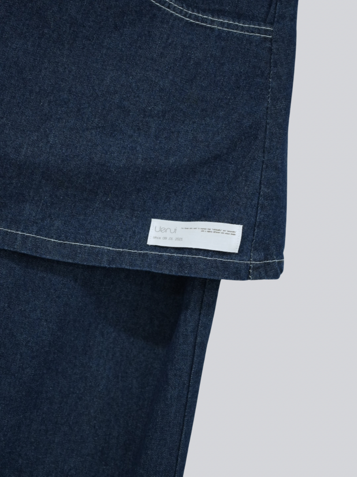 separate wrap design wide pants