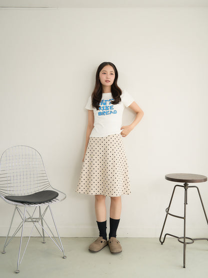 logo crop tee