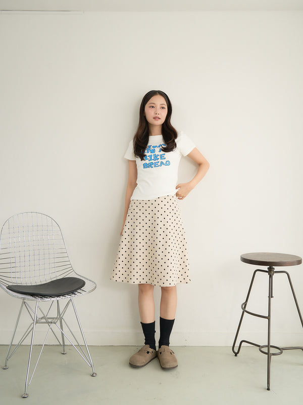 logo crop tee