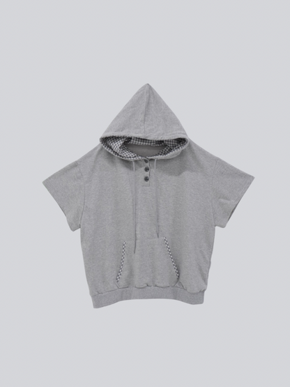 check hood tee