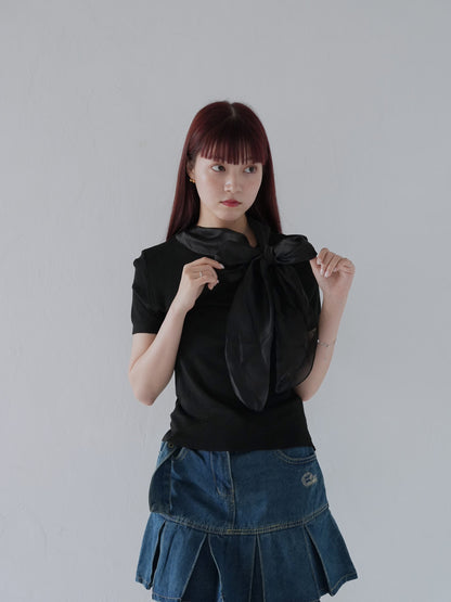 volume ribbon tops