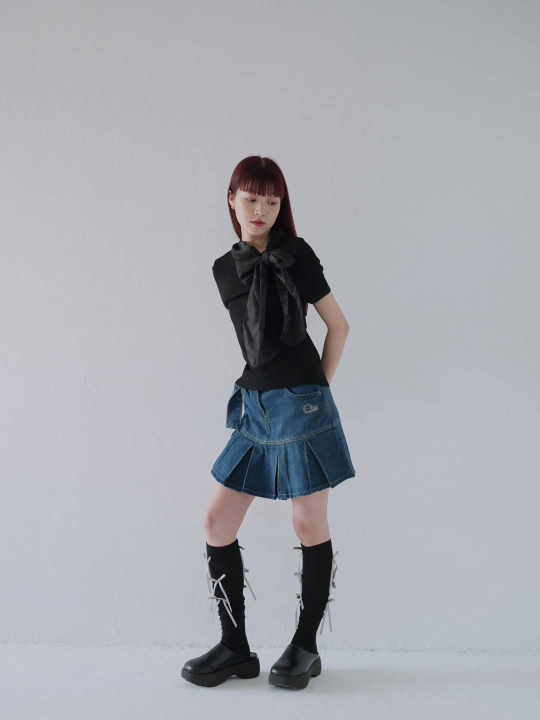 volume ribbon tops
