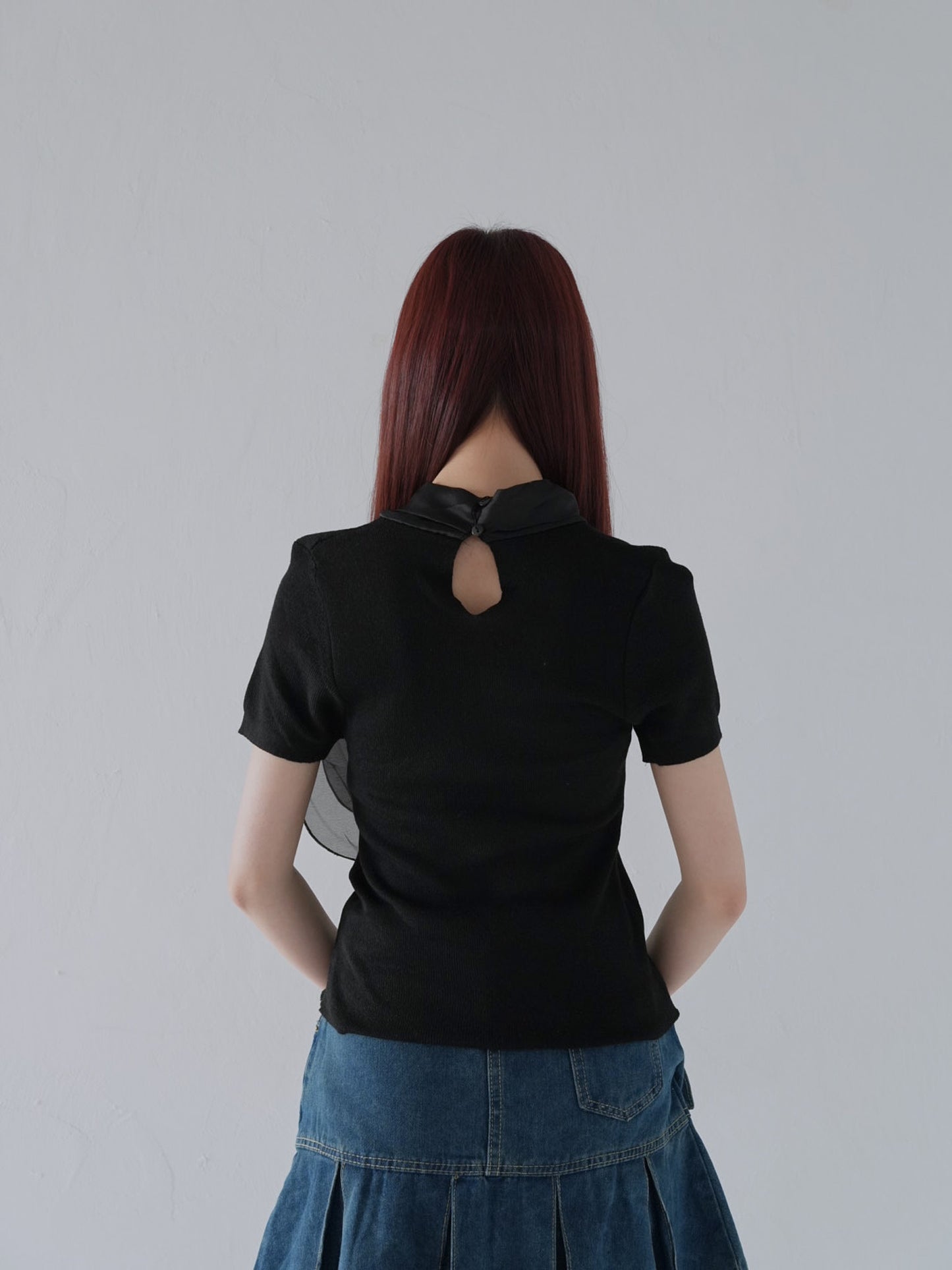 volume ribbon tops