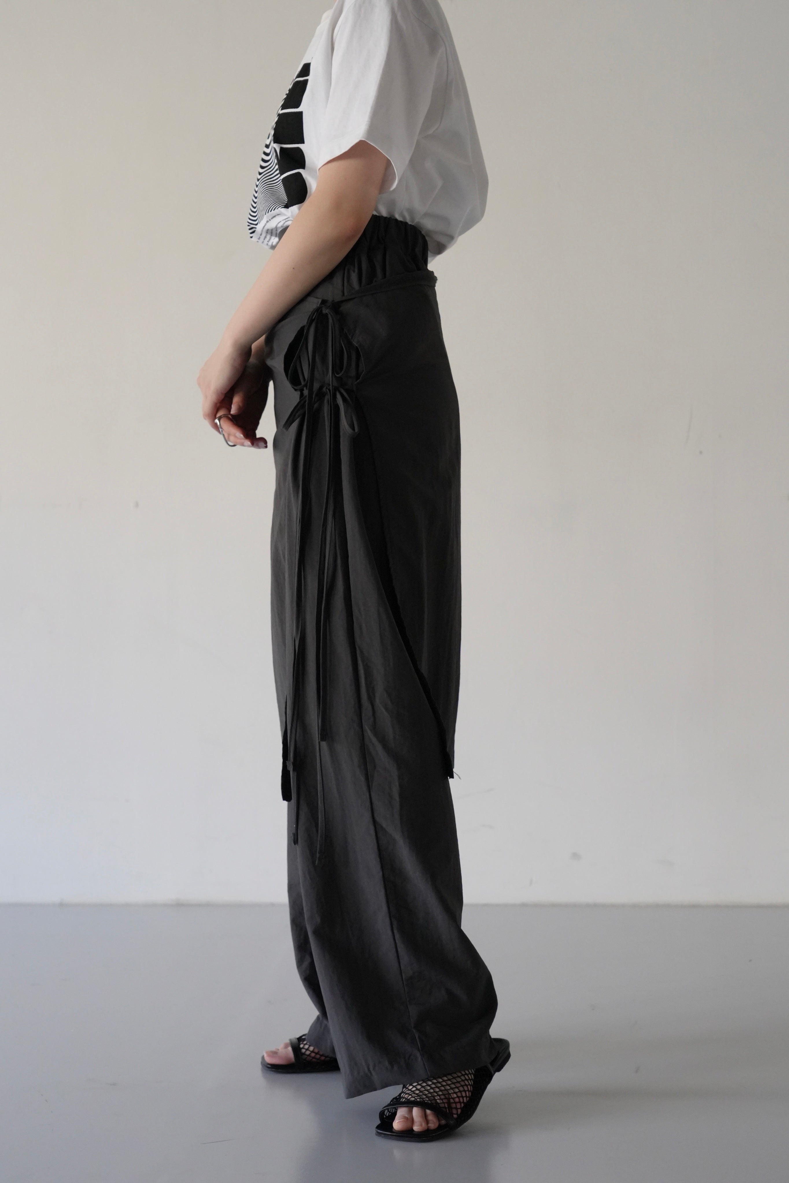 layered wrap pants