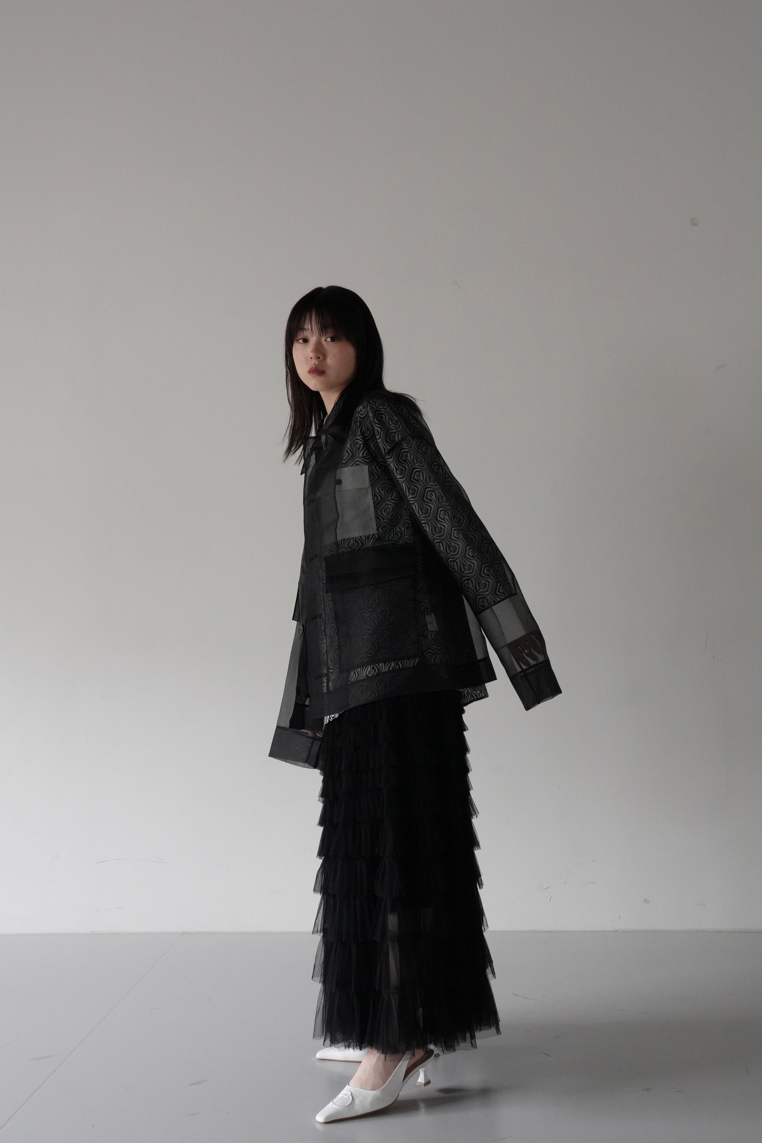 see-through jacket