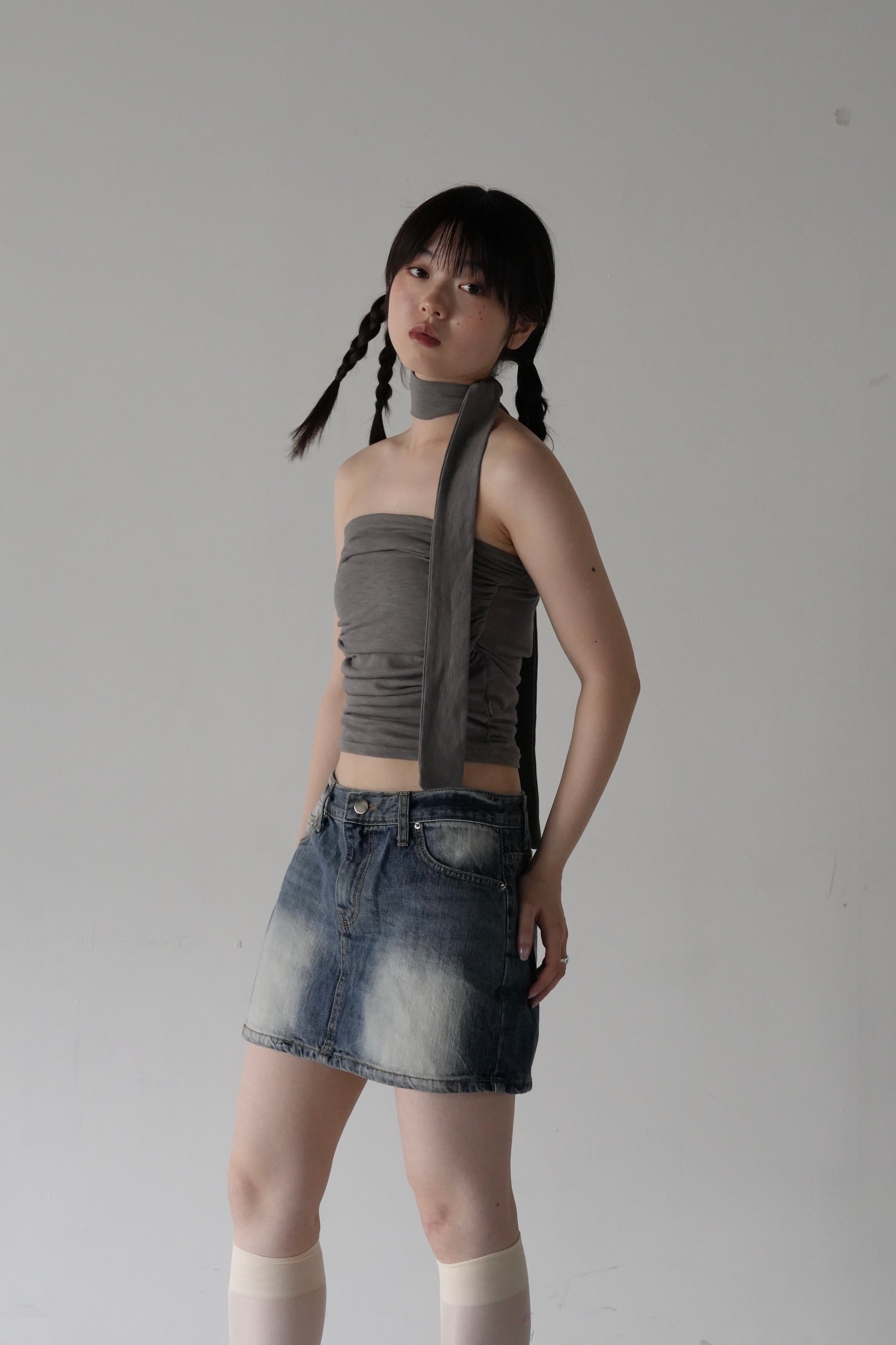 ribbon bustier