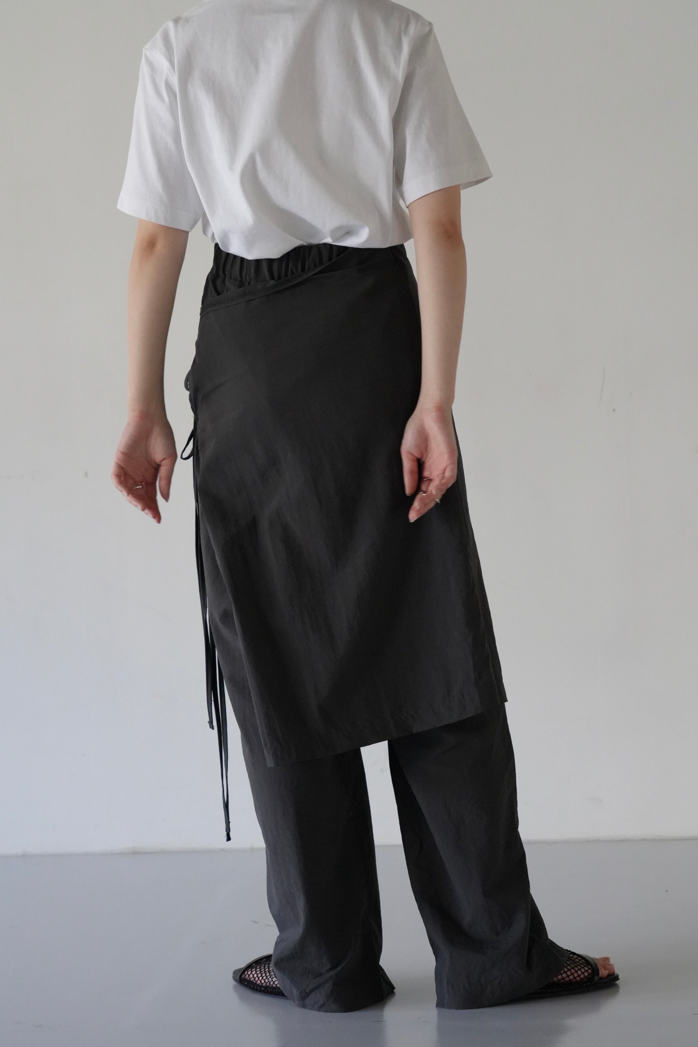 layered wrap pants