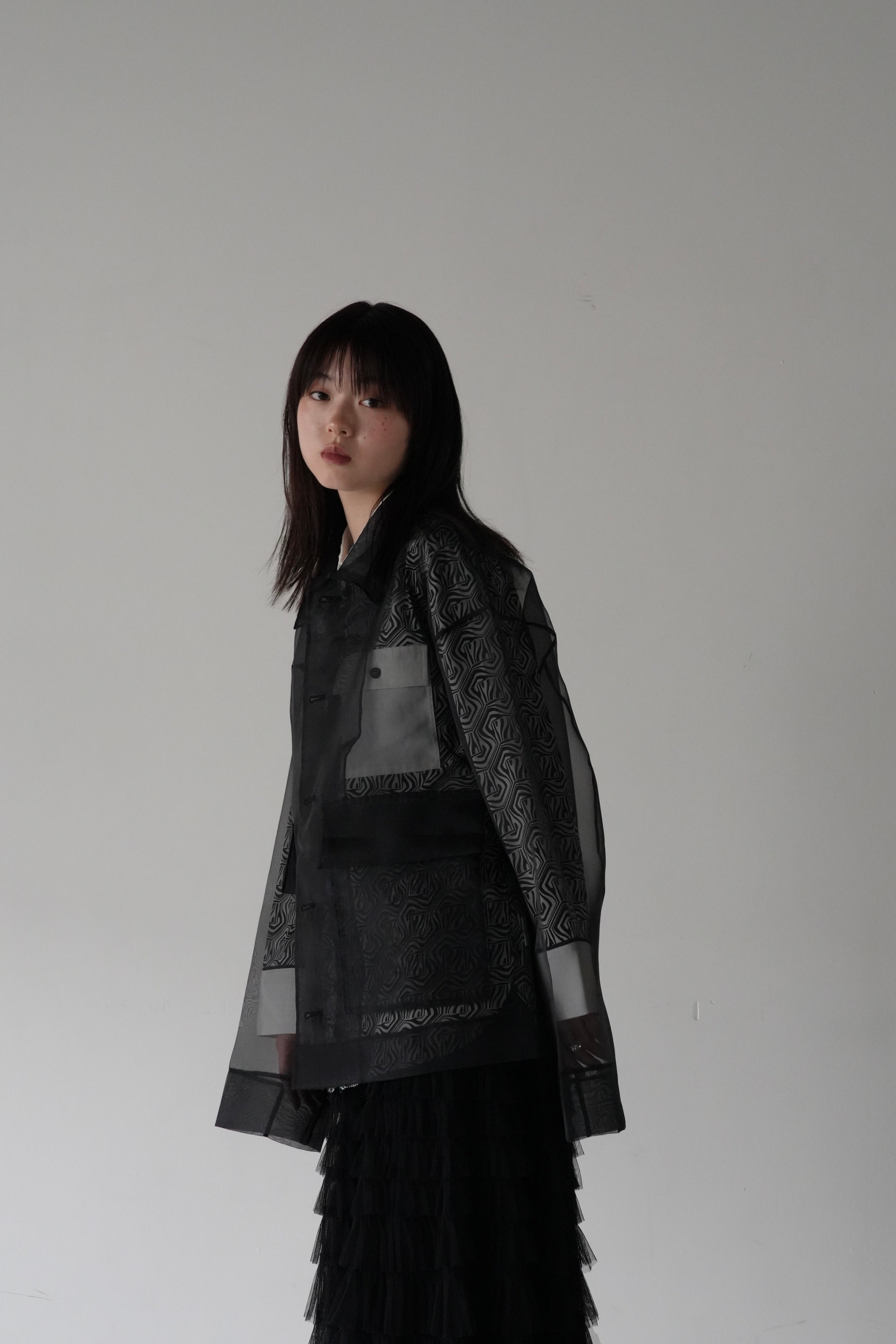 see-through jacket