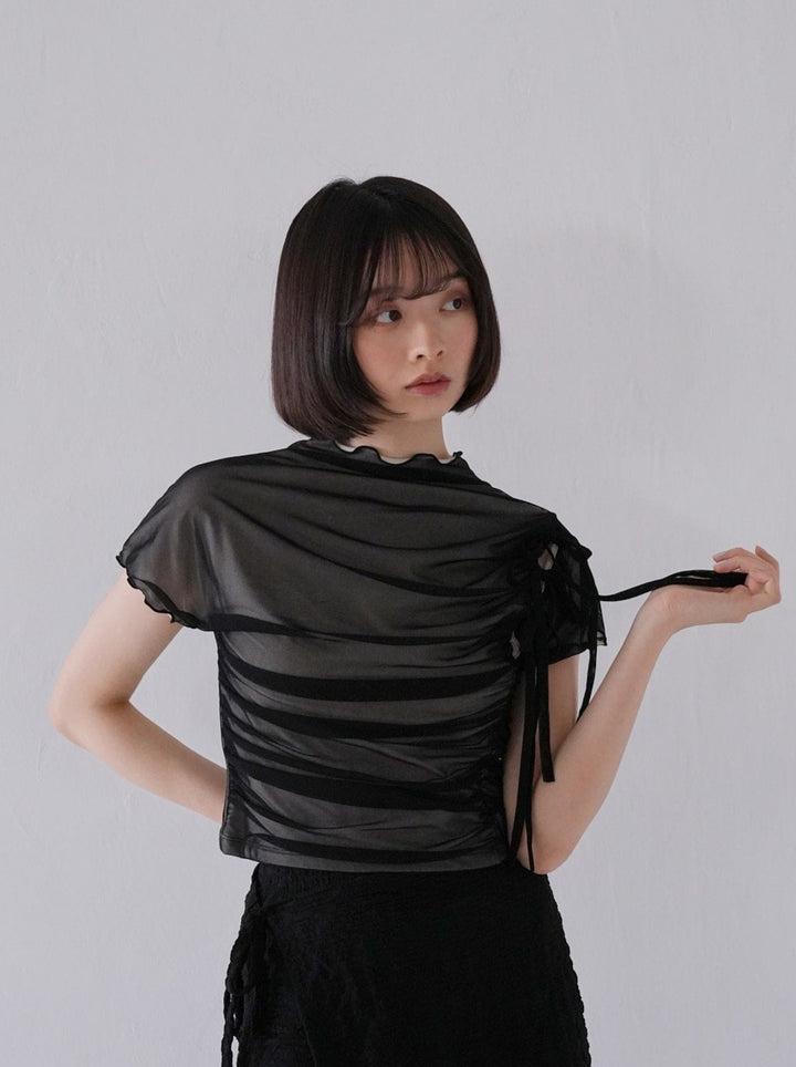 tulle ribbon tee shirt