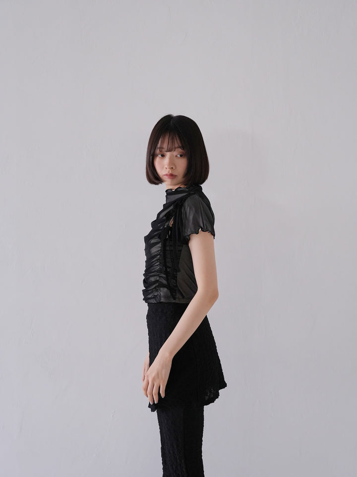 tulle ribbon tee shirt