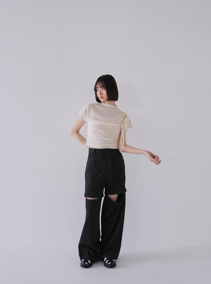 tulle ribbon tee shirt