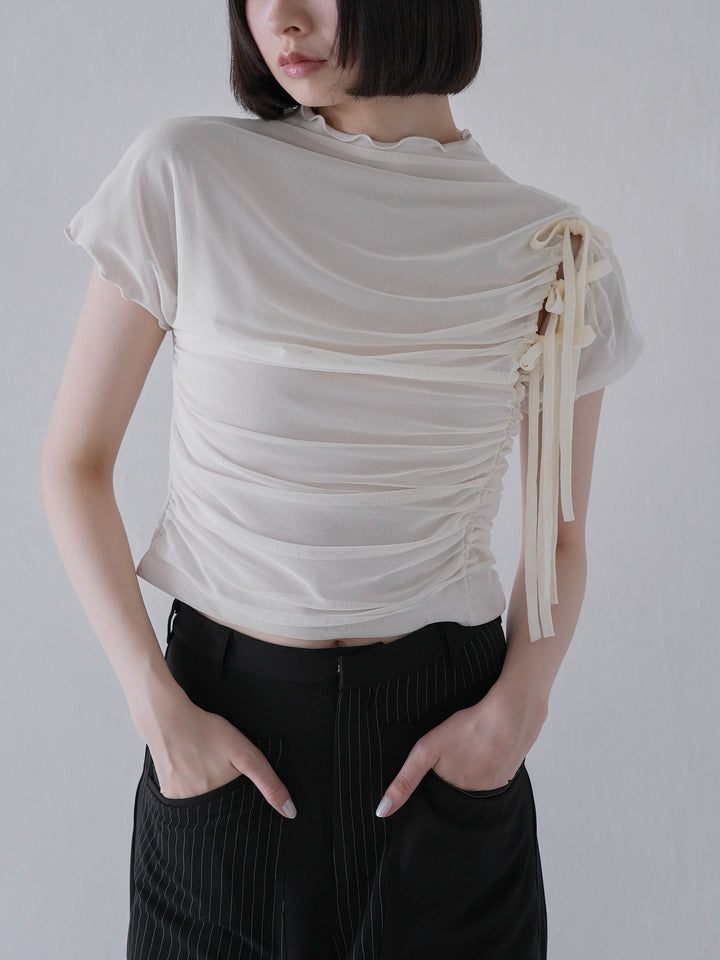 tulle ribbon tee shirt