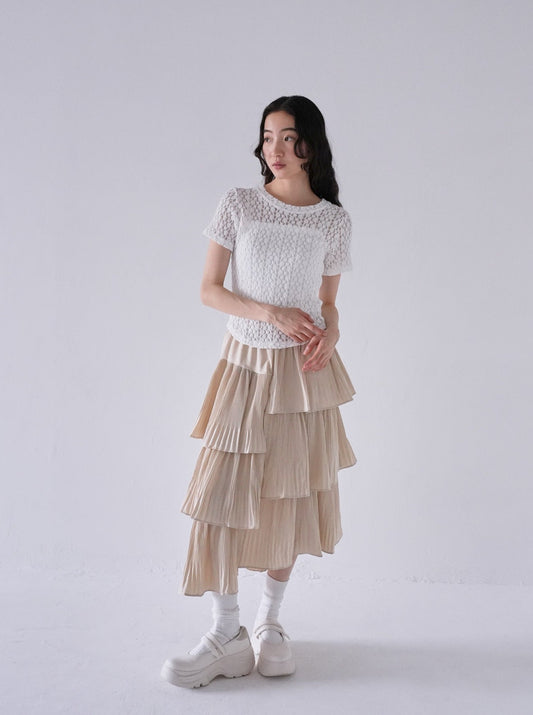 unique frill skirt