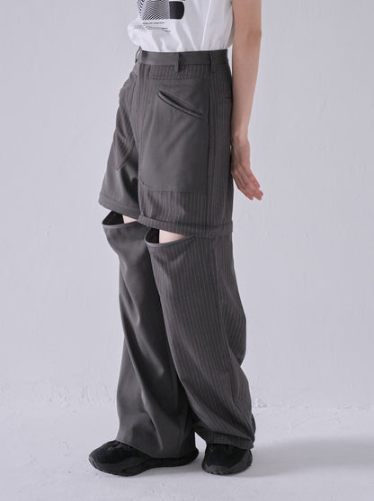 3way stripe pants