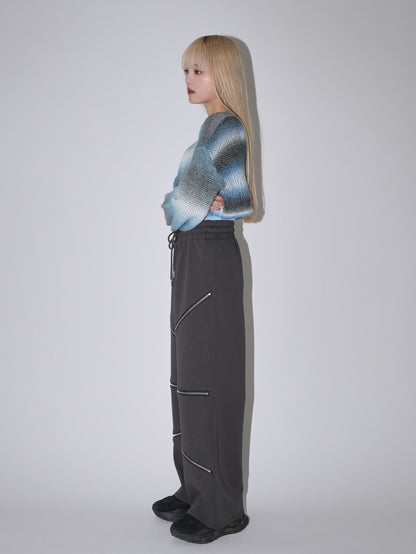 random zip pants