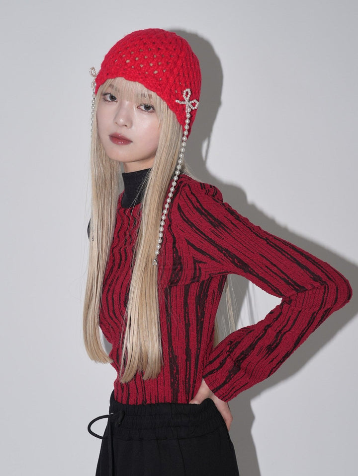 【9月10日発送予定】docking knit tops